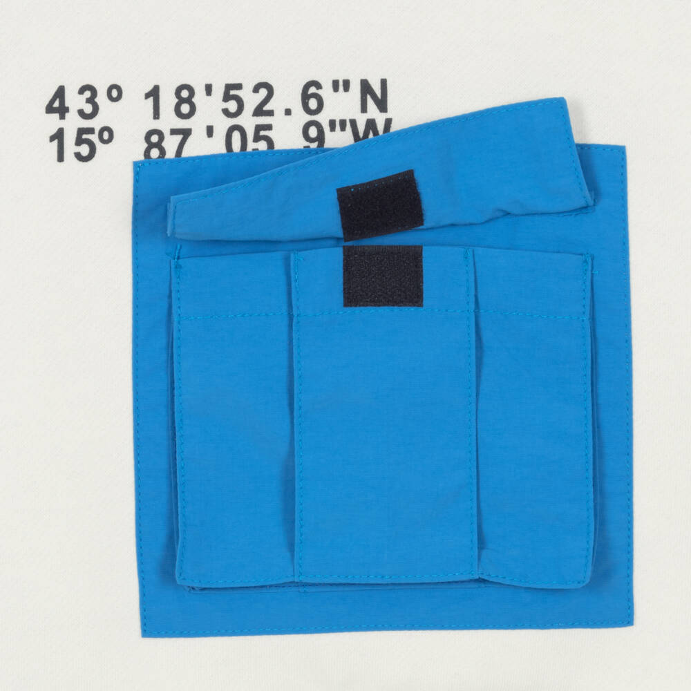 Mayoral-Boys Blue and Ivory Hoodie | Childrensalon Outlet