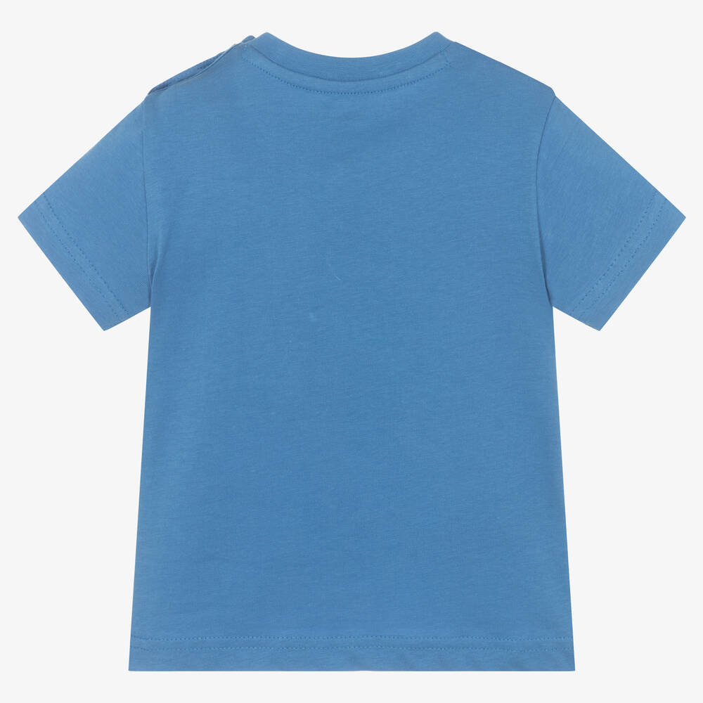 Mayoral-Boys Blue Boat Cotton T-Shirt | Childrensalon Outlet