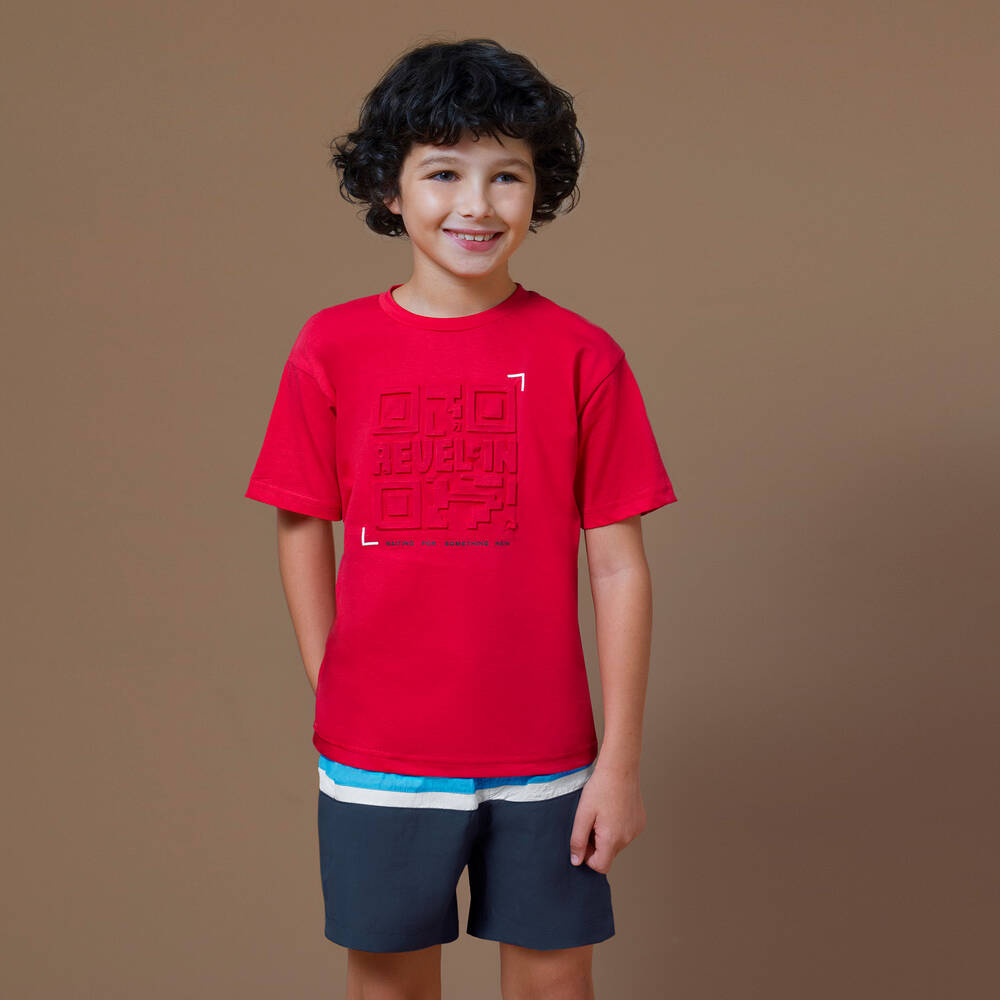 Mayoral Нукутаваке-Boys Blue Colourblock Swim Shorts | Childrensalon Outlet