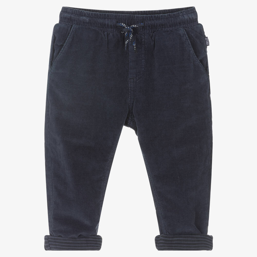Mayoral-Boys Blue Corduroy Trousers | Childrensalon Outlet