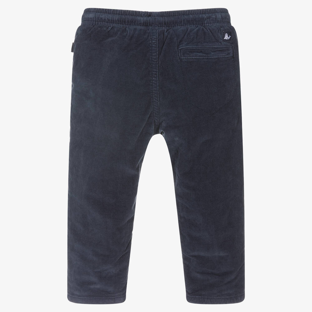 Mayoral-Boys Blue Corduroy Trousers | Childrensalon Outlet
