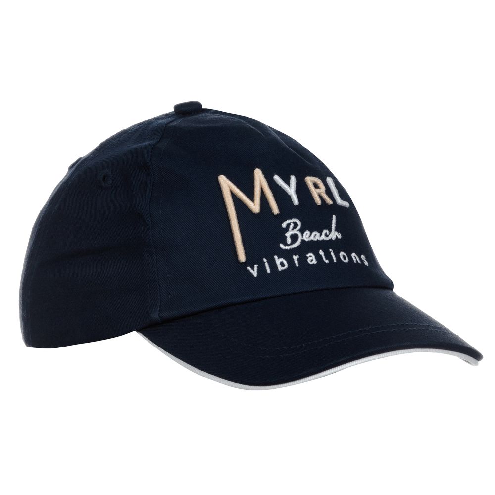 Mayoral - Boys Blue Cotton Cap | Childrensalon