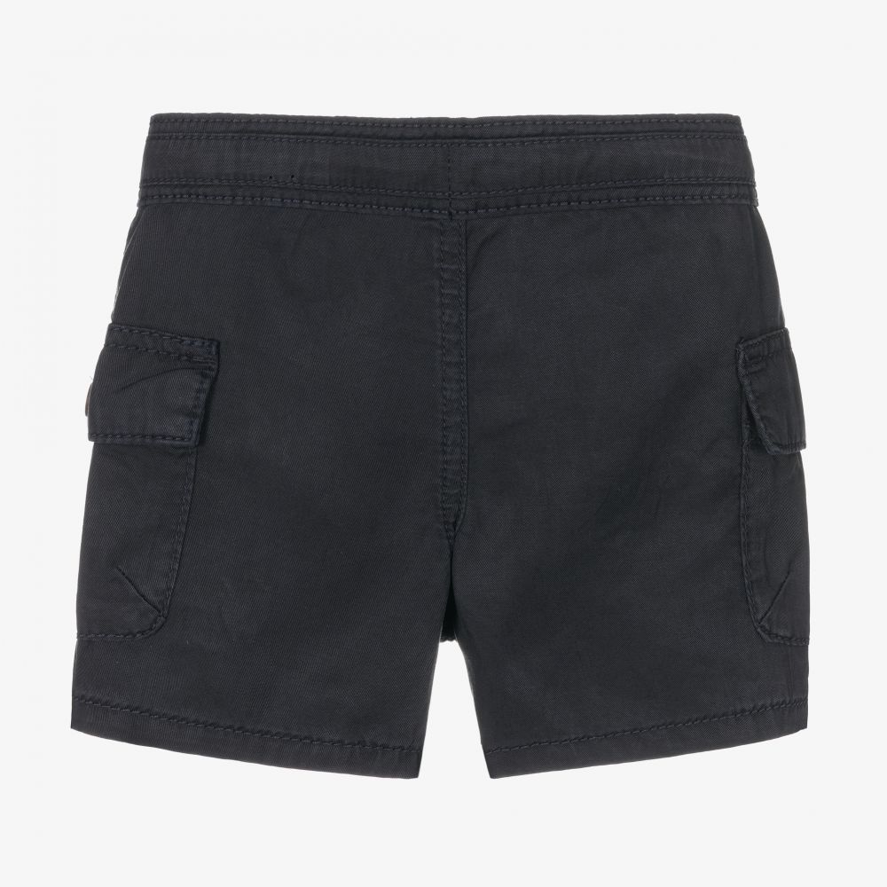 Mayoral-Синие шорты карго из хлопка для мальчиков | Childrensalon Outlet