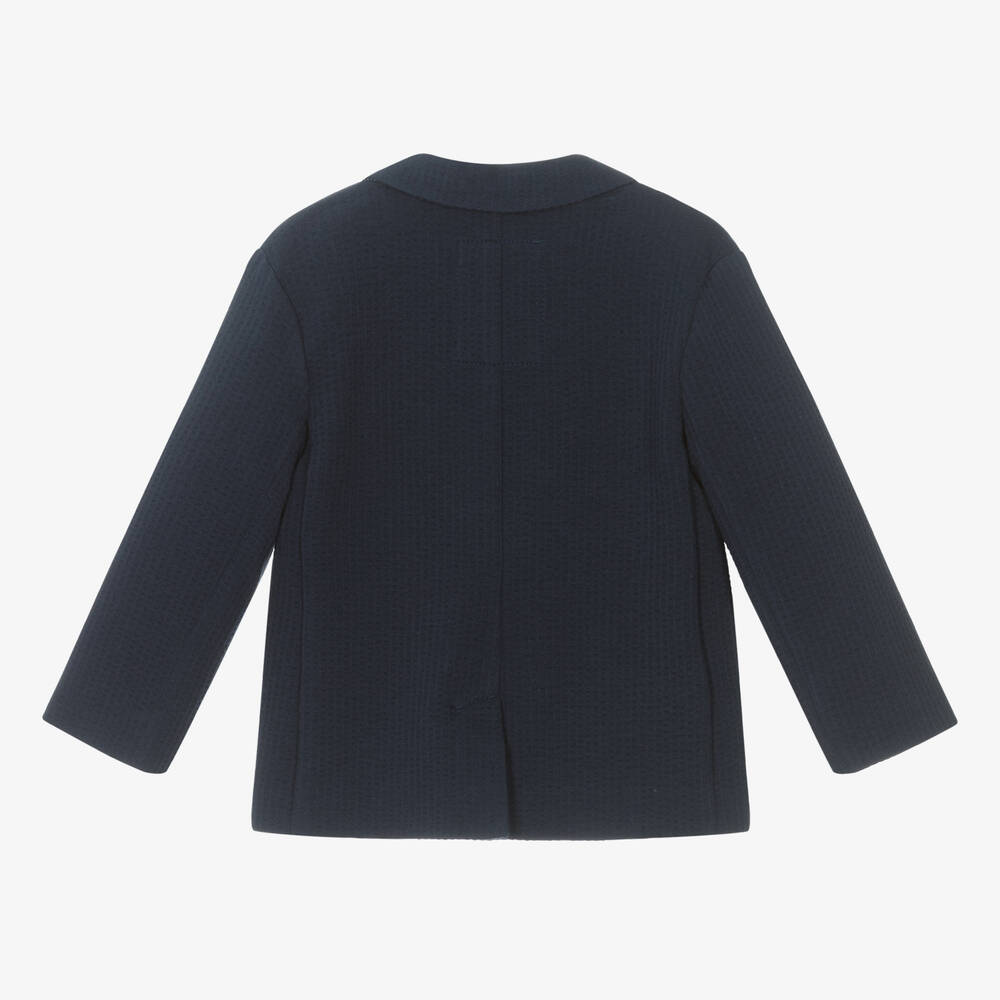 مايورال-جاكيت بلايزر أطفال ولادي قطن جيرسي لون كحلي | Childrensalon Outlet