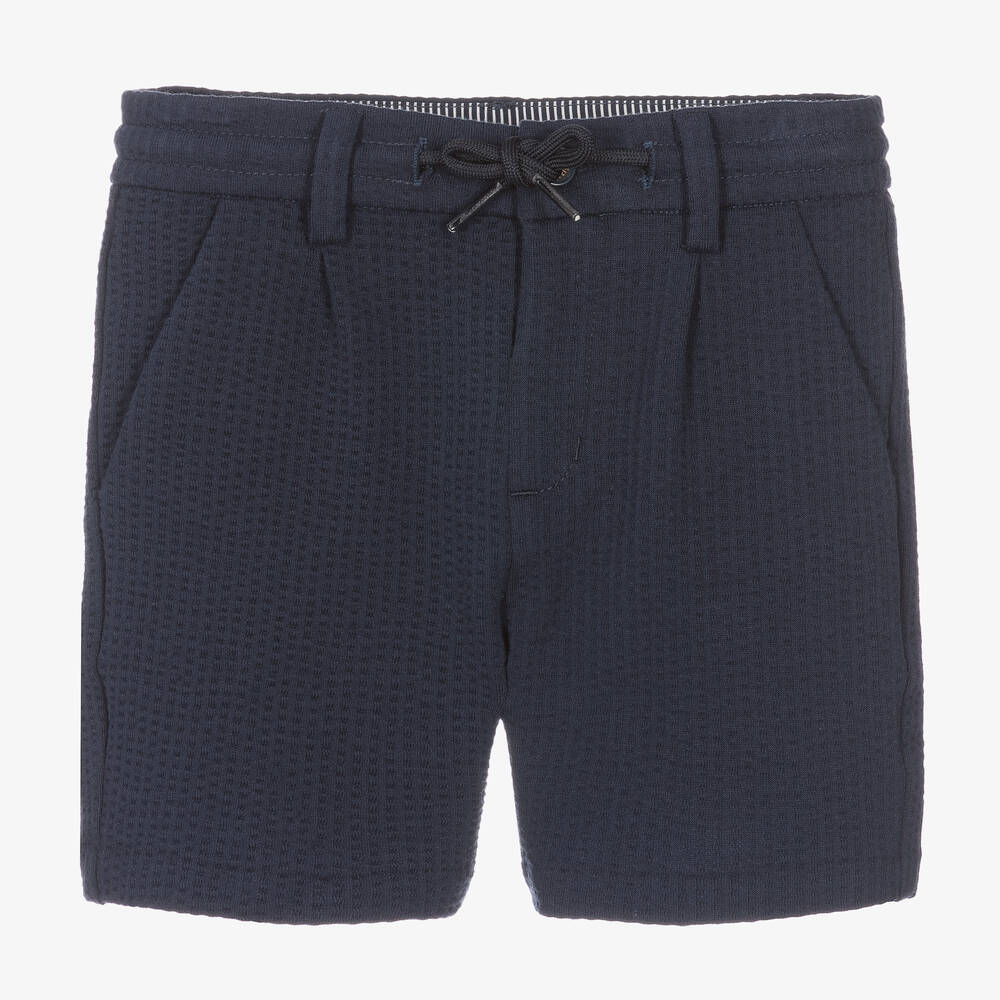 Mayoral - Blaue Baumwolljersey-Shorts | Childrensalon