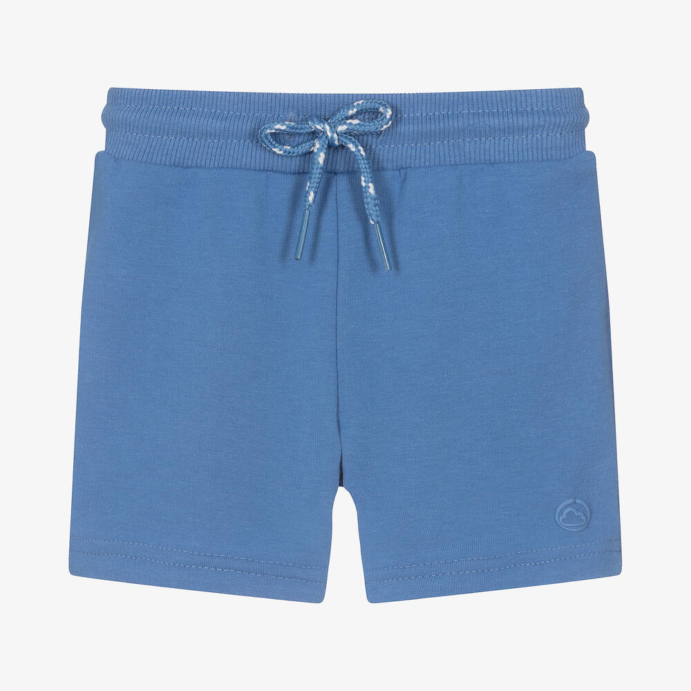 Mayoral - Boys Blue Cotton Jersey Shorts | Childrensalon