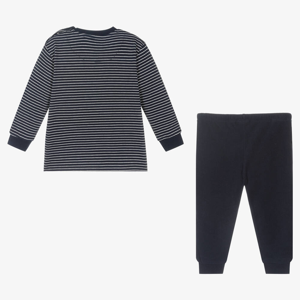 Mayoral-Синяя хлопковая пижама для мальчиков | Childrensalon Outlet