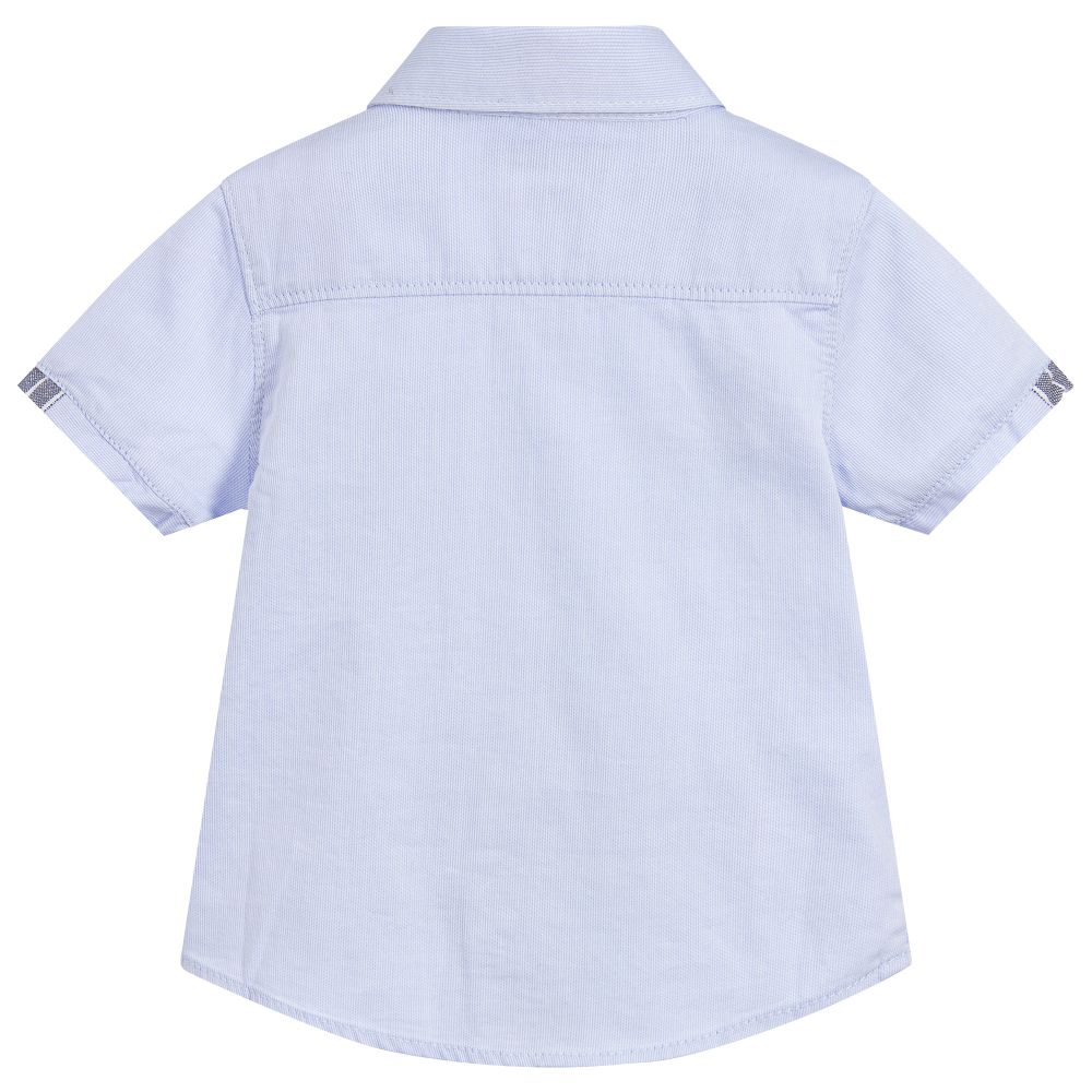 Mayoral-قميص أطفال ولادي قطن لون أزرق | Childrensalon Outlet
