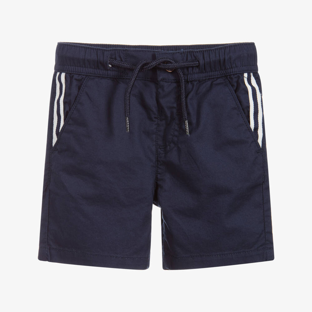 Mayoral-شورت أطفال ولادي قطن لون كحلي | Childrensalon Outlet