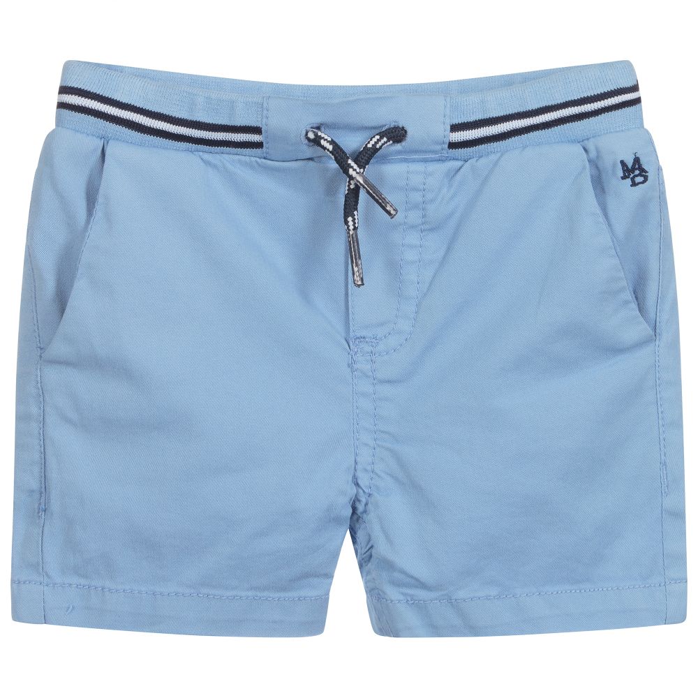 Mayoral - Голубые хлопковые шорты для мальчиков | Childrensalon