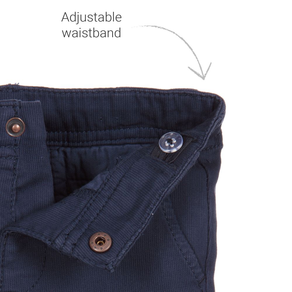 Mayoral-Boys Blue Cotton Shorts | Childrensalon Outlet