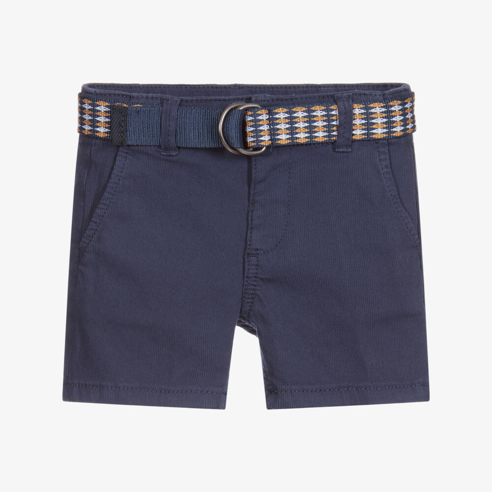 Mayoral-Синие хлопковые шорты для мальчиков | Childrensalon Outlet