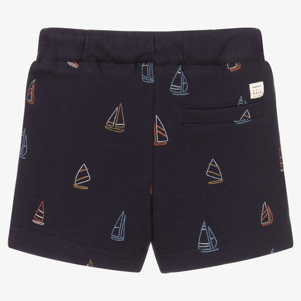 مايورال-شورت مزيج قطن جيرسي لون كحلي أطفال ولادي | Childrensalon Outlet