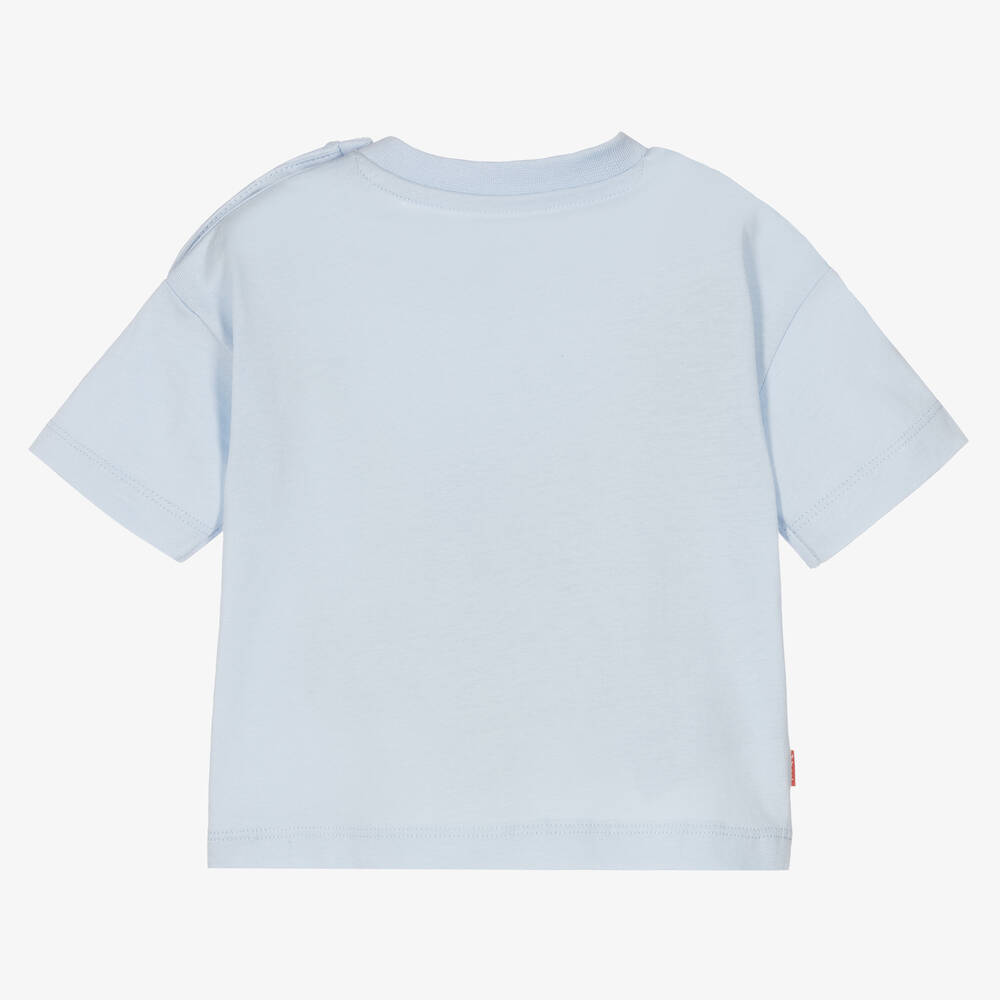 Mayoral-Голубая хлопковая футболка с подводной лодкой | Childrensalon Outlet