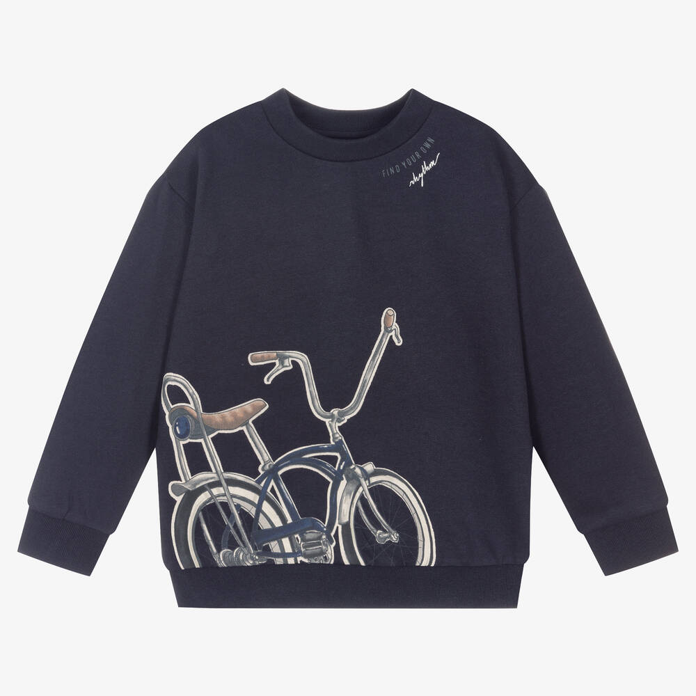 Mayoral - Blaues Baumwoll-Sweatshirt (J) | Childrensalon