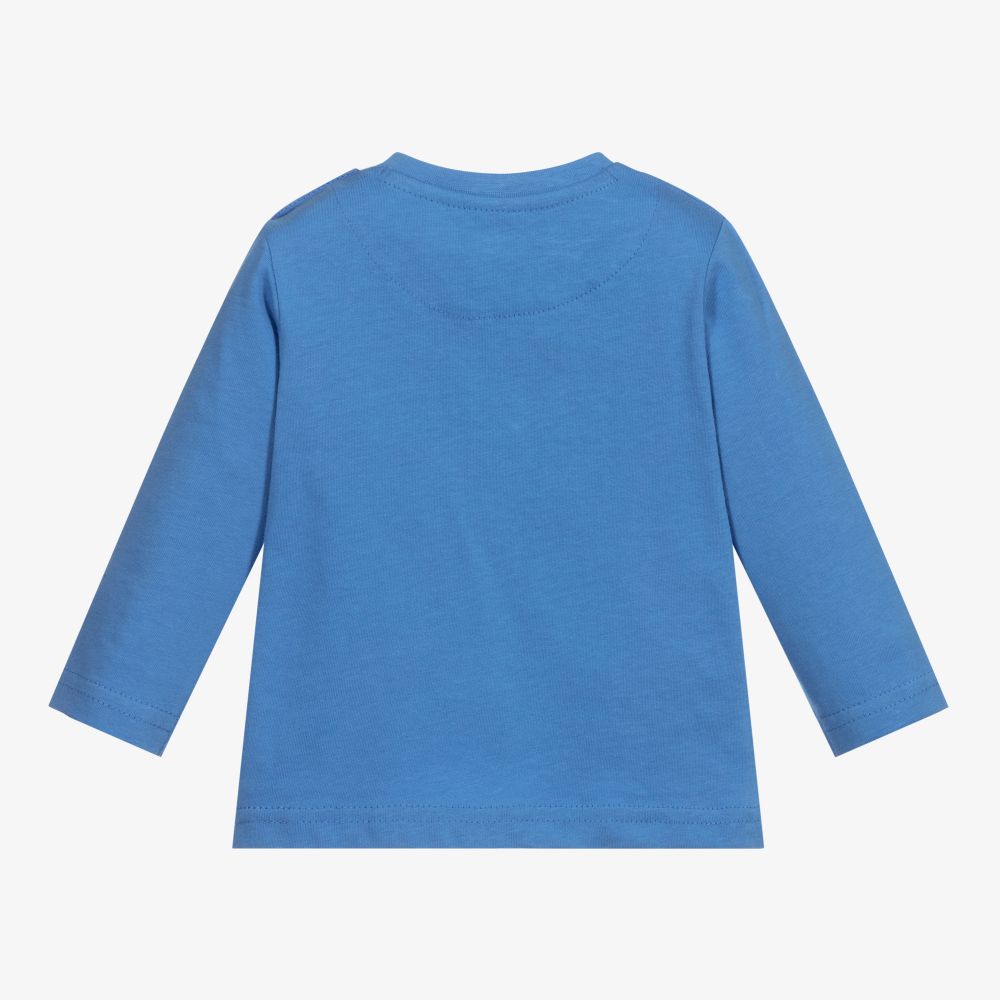 Mayoral-Голубой хлопковый топ для мальчиков | Childrensalon Outlet