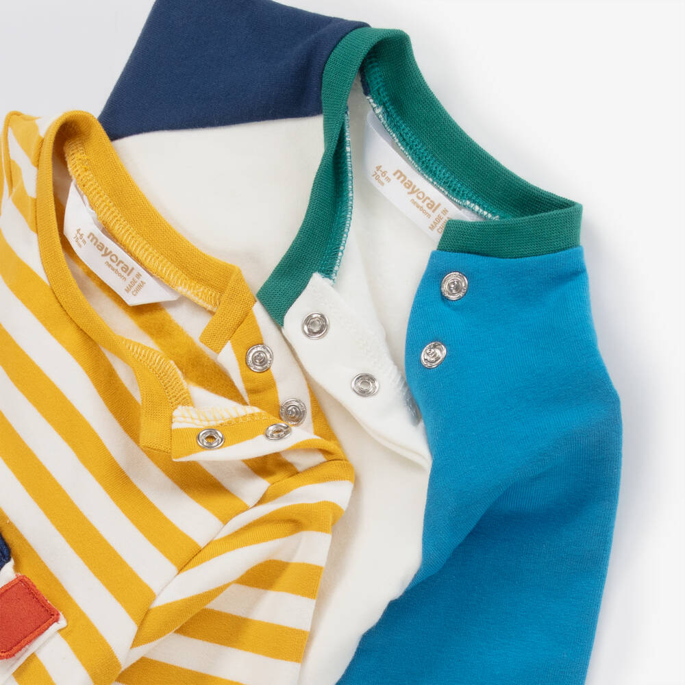 Mayoral Newborn-Boys Blue Cotton Track Sets | Childrensalon Outlet