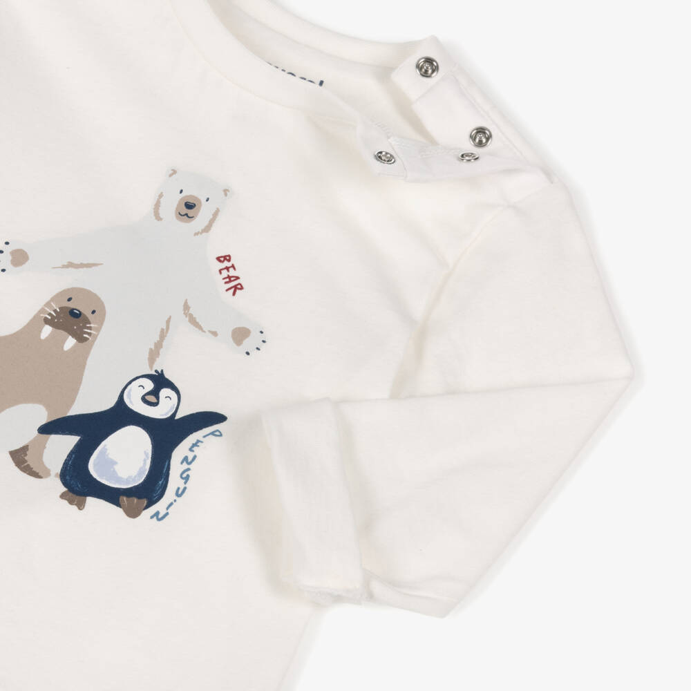 Mayoral-Boys Blue Cotton Walrus & Friends Tracksuit Set | Childrensalon Outlet