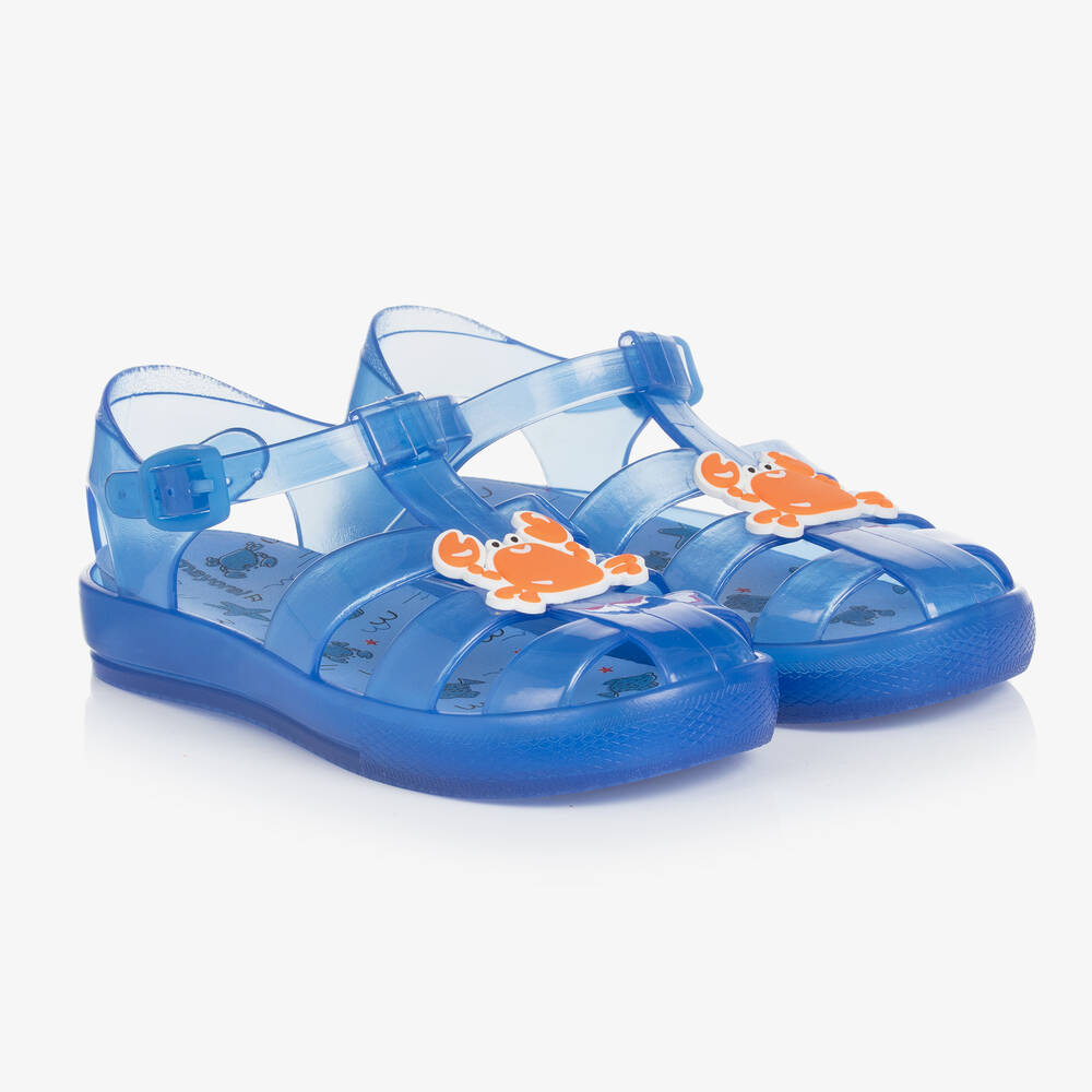 Mayoral - Boys Blue Crab Jelly Shoes | Childrensalon