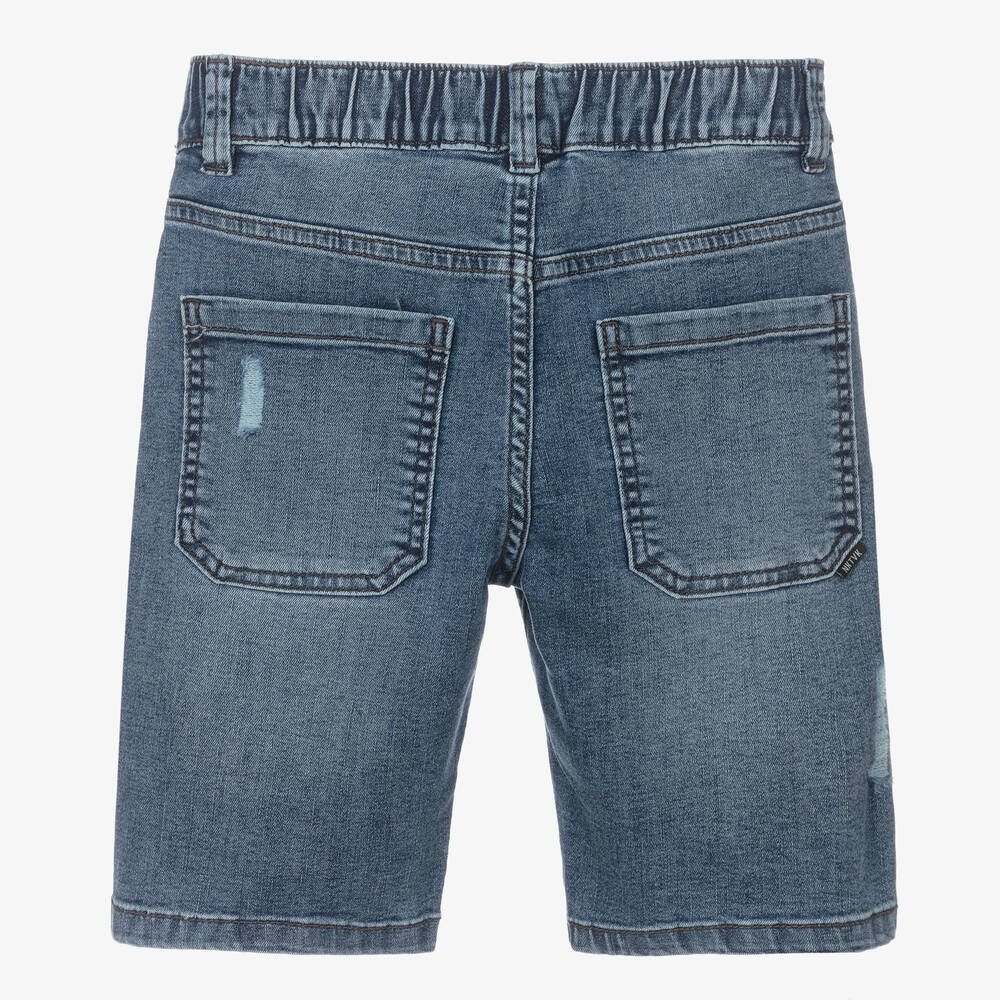 Mayoral Нукутаваке-Синие джинсовые шорты на кулиске | Childrensalon Outlet