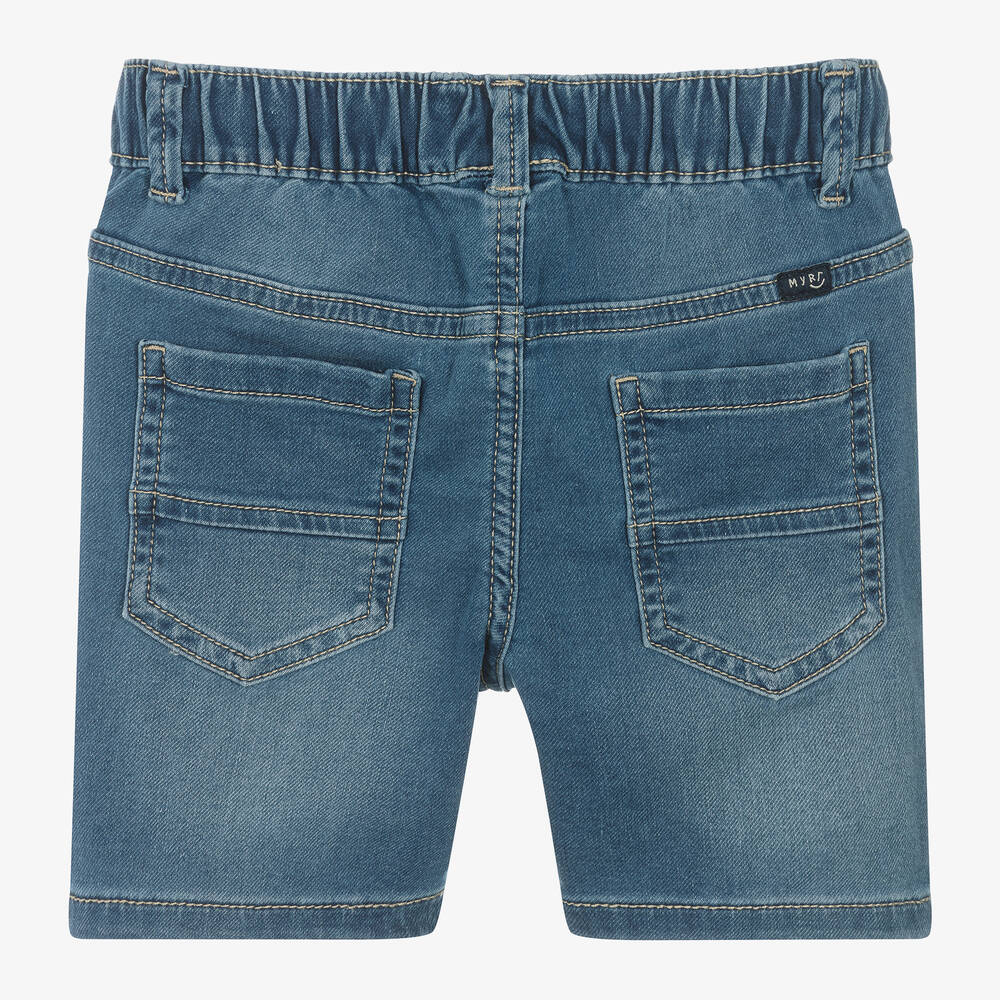 Mayoral-Boys Blue Denim Shorts | Childrensalon Outlet