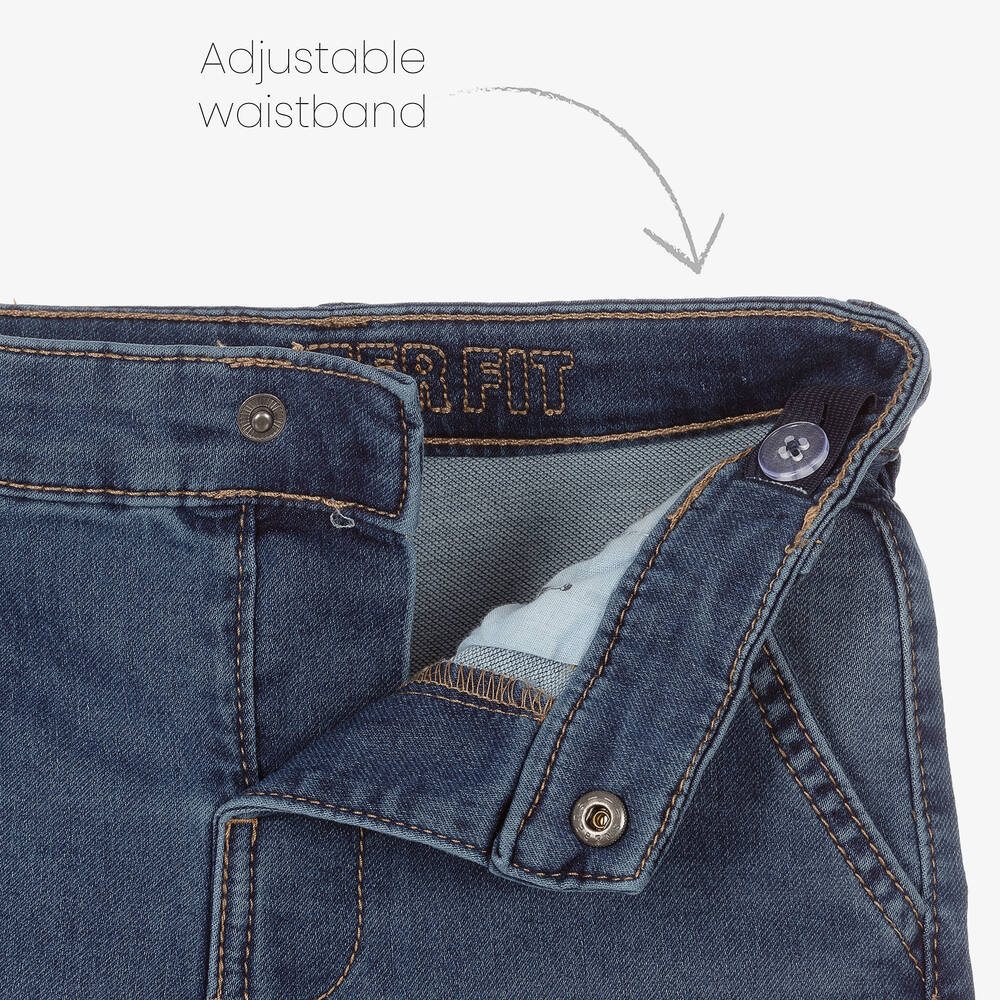 Mayoral-Синие джинсы-скейтер для мальчиков | Childrensalon Outlet