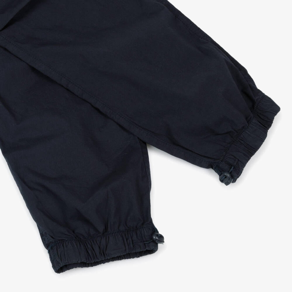 Mayoral Nukutavake-Boys Blue Elastic Cargo Pants | Childrensalon Outlet