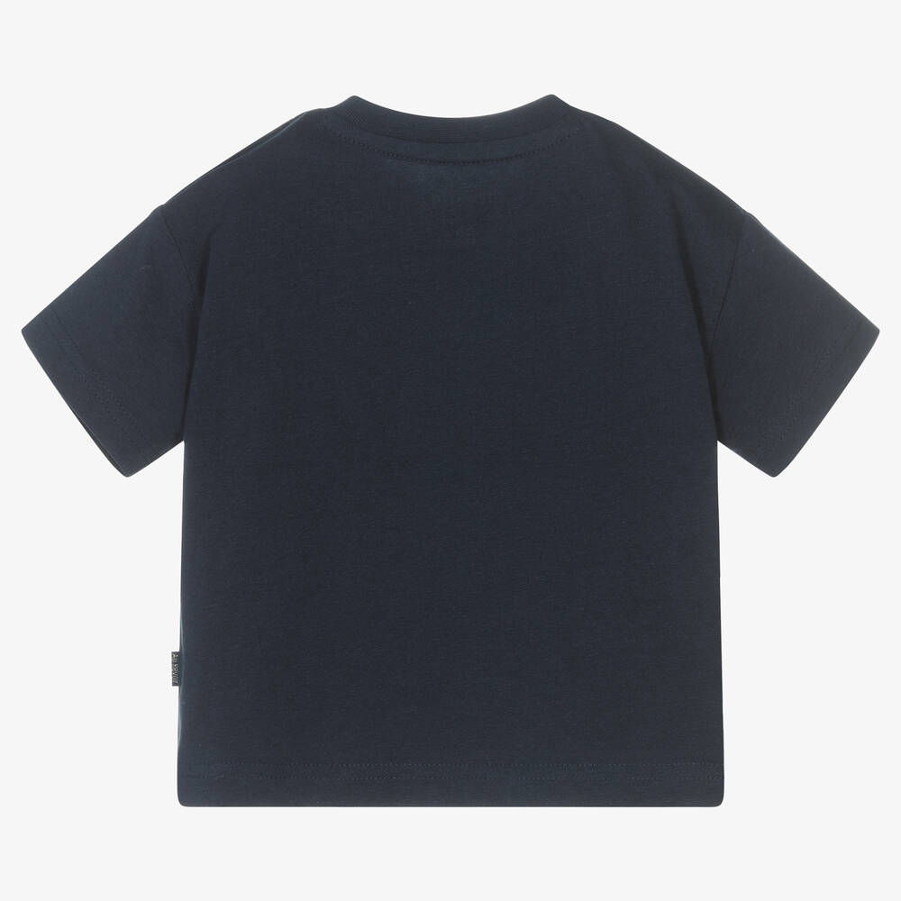 Mayoral-Boys Blue & Green Cotton Crab T-Shirt | Childrensalon Outlet
