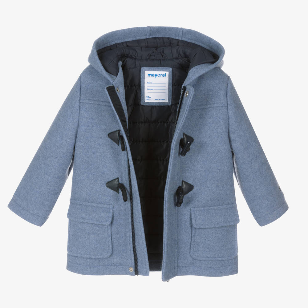 Kids blue duffle hotsell coat