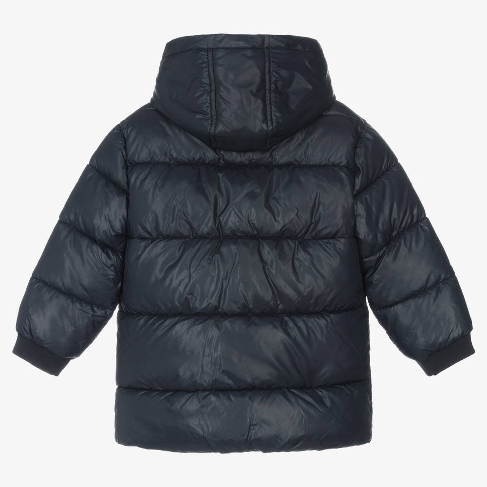 مايورال-معطف بافر هودي لون كحلي للأولاد | Childrensalon Outlet