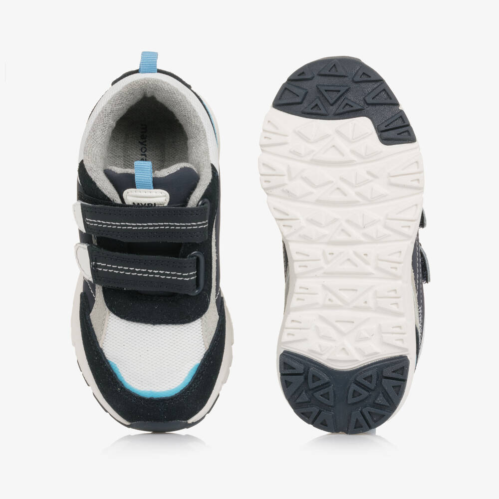 Mayoral-حذاء رياضي أزرق للأولاد بخطاف وحلقة | Childrensalon Outlet