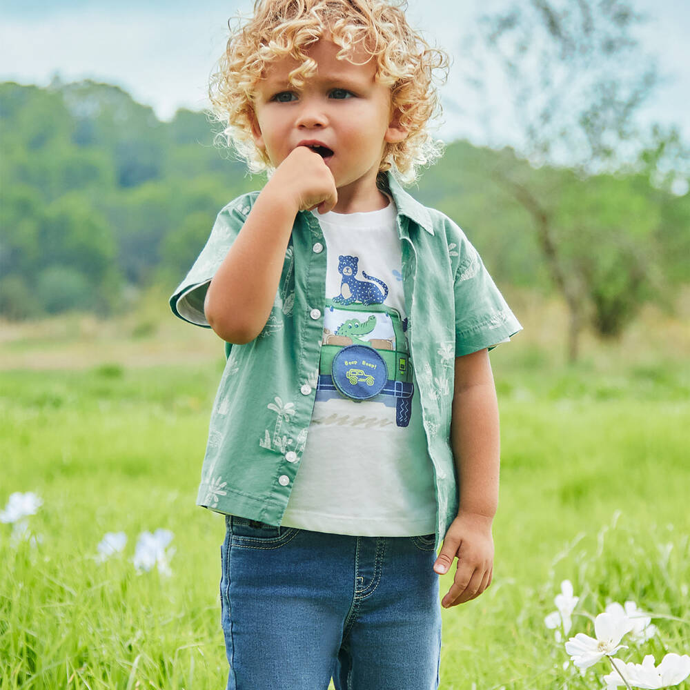 Jersey denim joggers 2025