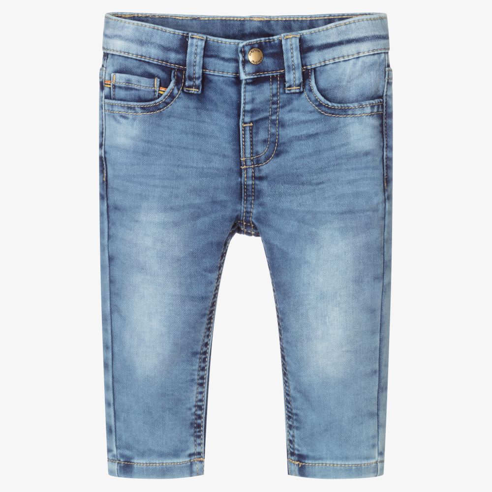 Mayoral - Синие джинсы из джерси для мальчиков | Childrensalon