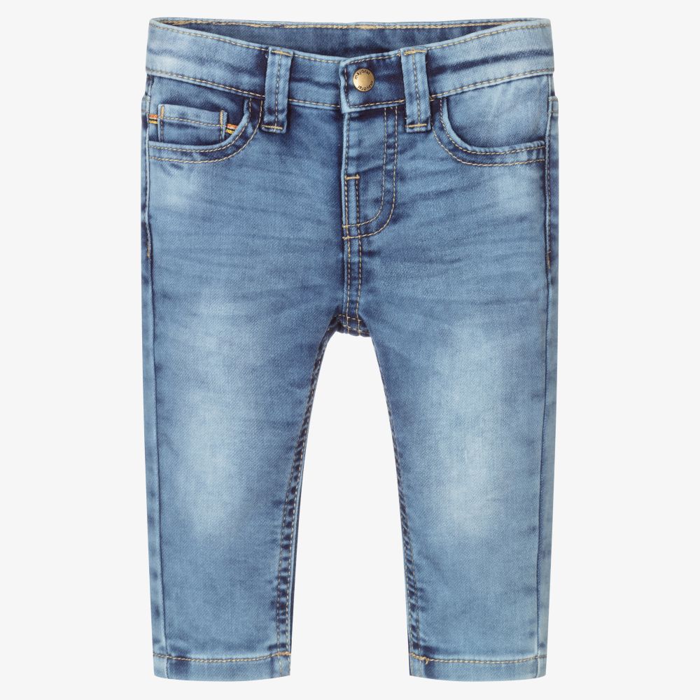 Mayoral - Boys Blue Jersey Jeans | Childrensalon