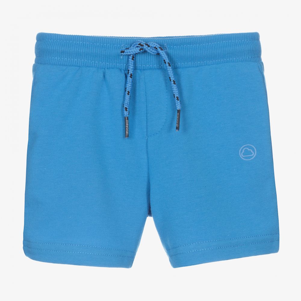 Mayoral - Boys Blue Jersey Shorts | Childrensalon