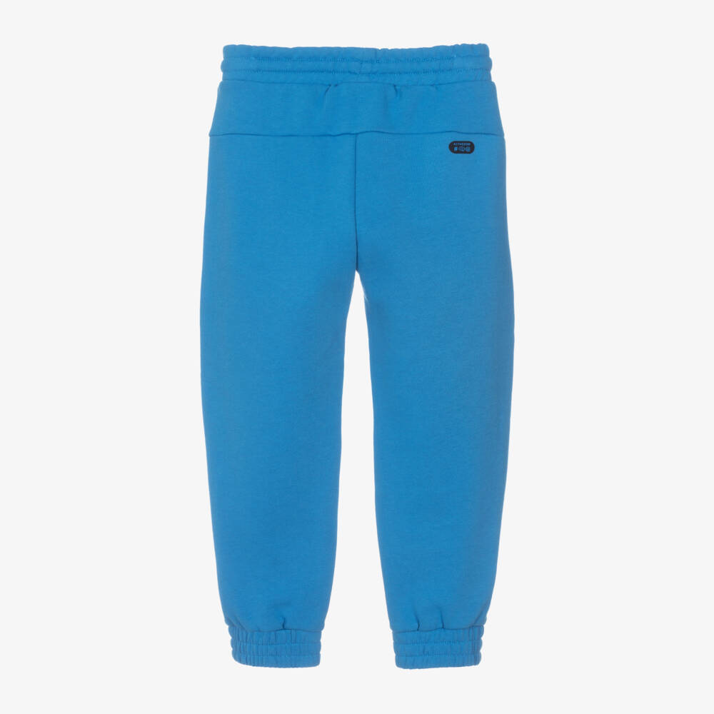 Mayoral-Boys Blue Jersey Trousers | Childrensalon Outlet