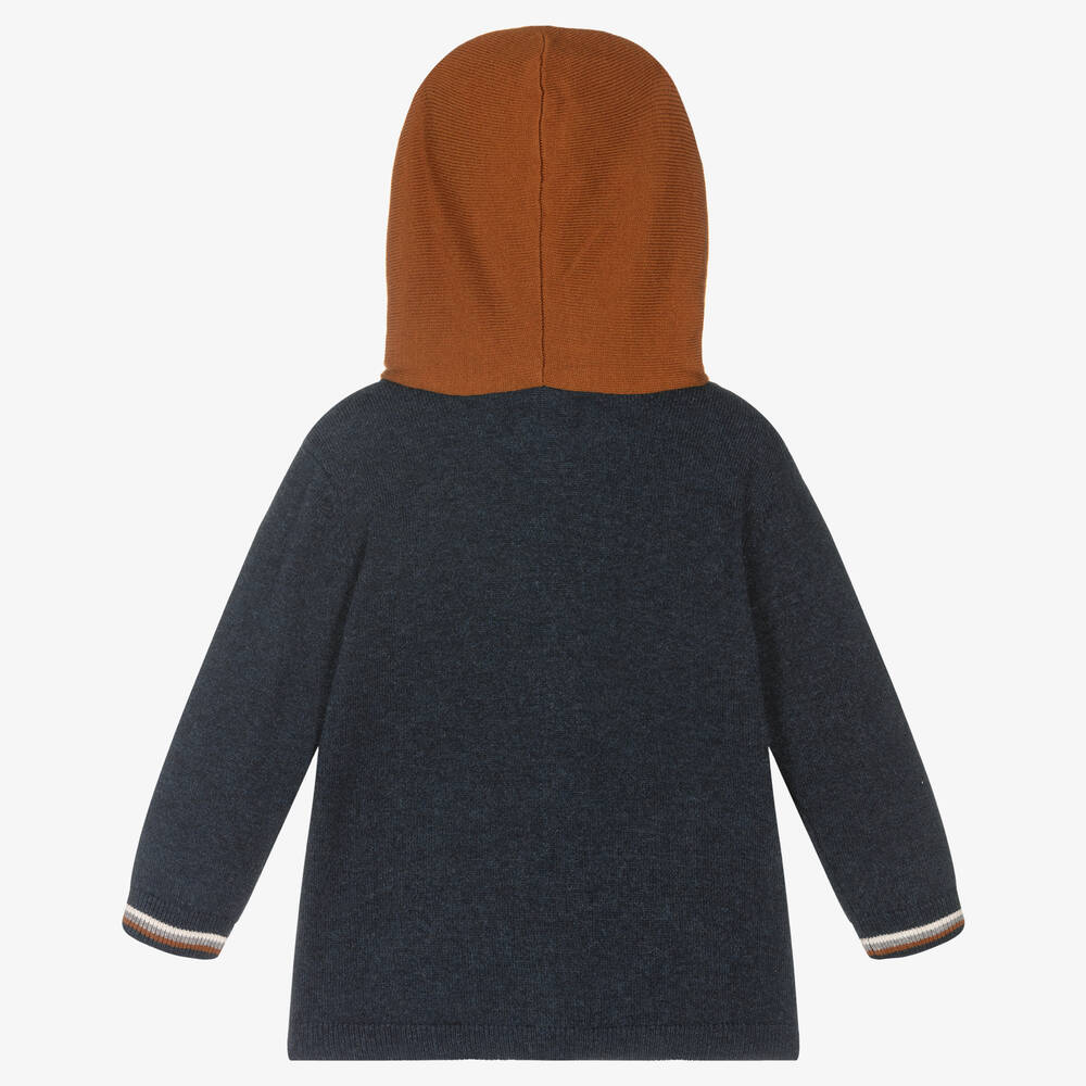 Mayoral-Синий вязаный топ на молнии для мальчиков | Childrensalon Outlet