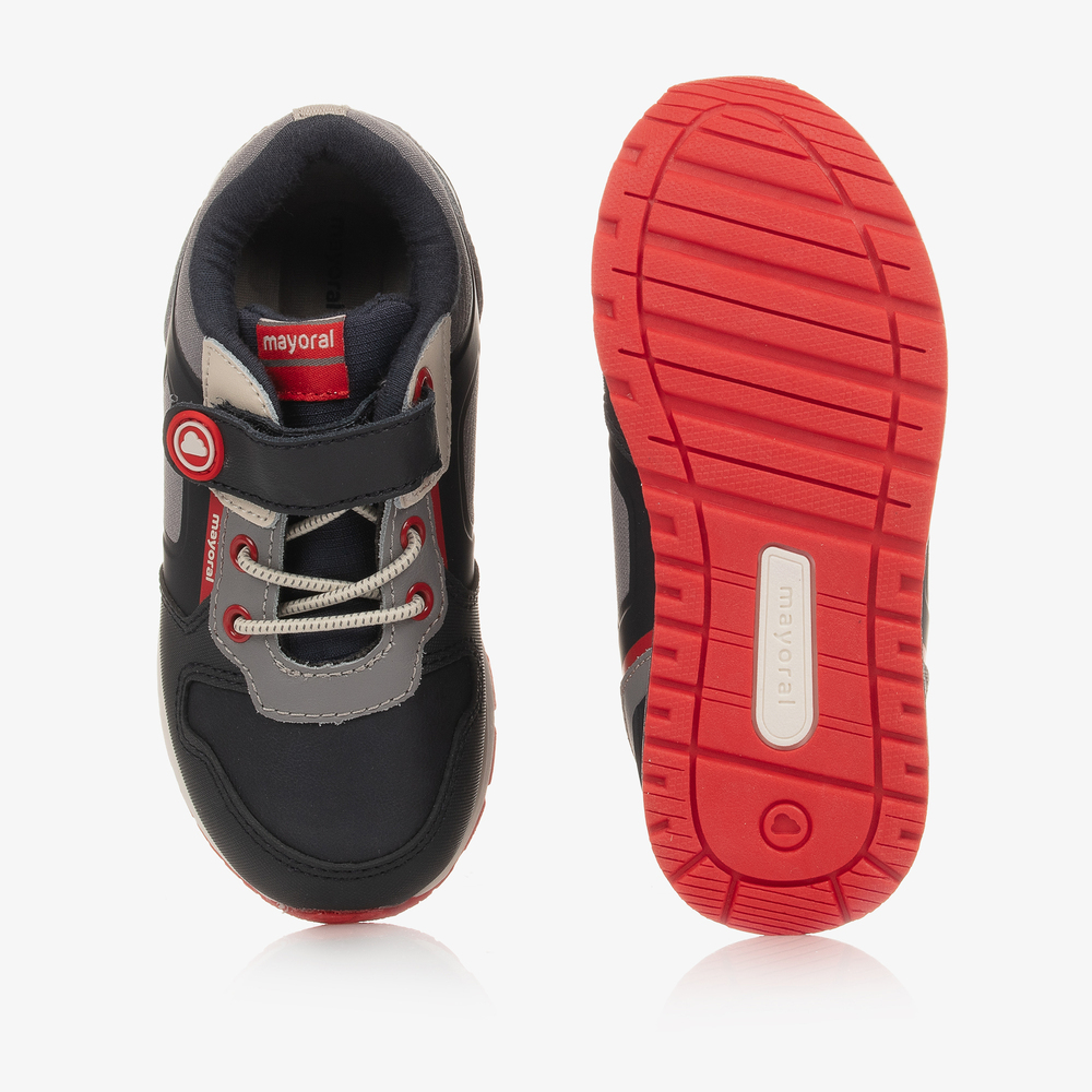 Mayoral-Синие кожаные кроссовки для мальчиков | Childrensalon Outlet