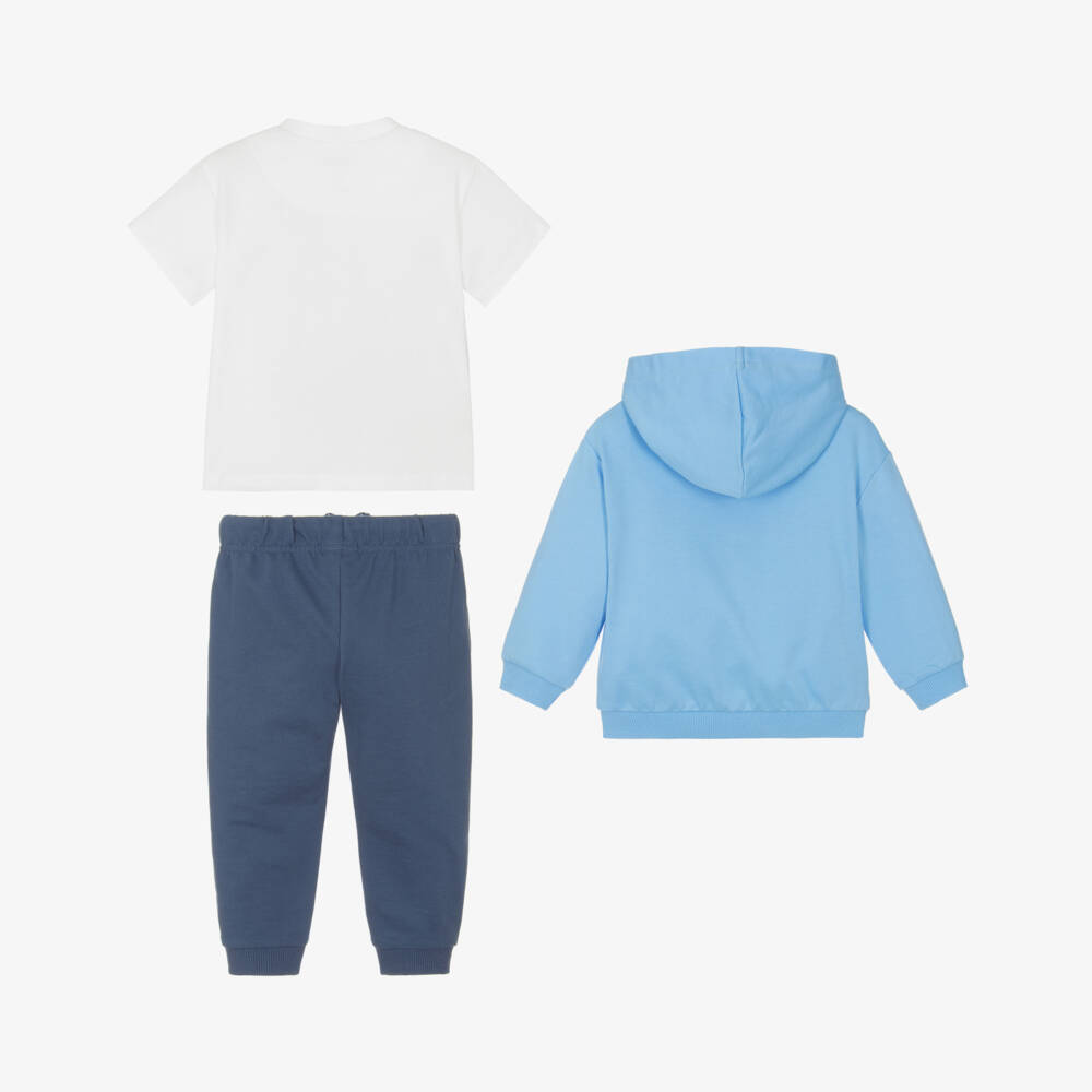 Mayoral-Boys Blue Maritime Pup Tracksuit | Childrensalon Outlet