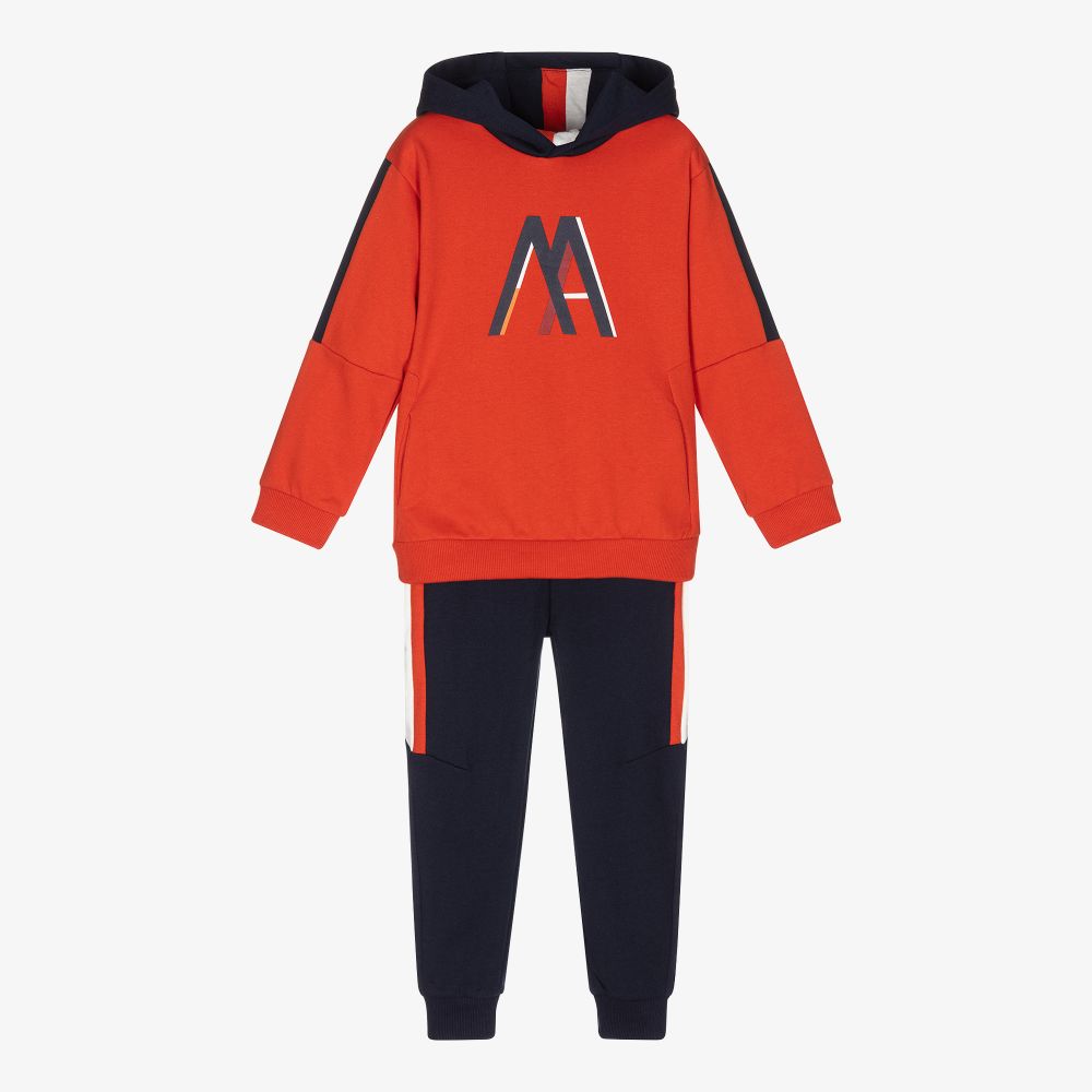 Mayoral - Boys Blue & Orange Tracksuit | Childrensalon