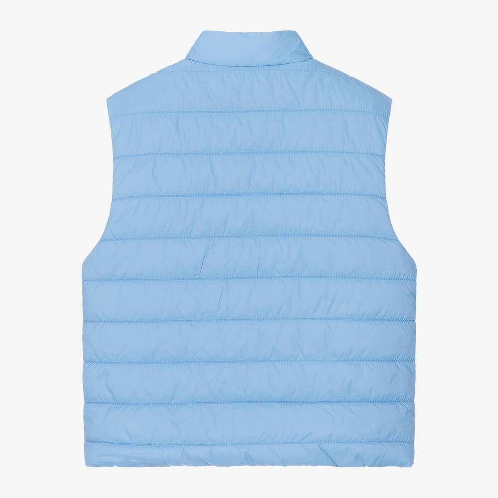 Mayoral-Boys Blue Padded Gilet | Childrensalon Outlet
