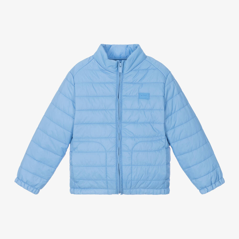Mayoral-Boys Blue Padded Jacket | Childrensalon Outlet