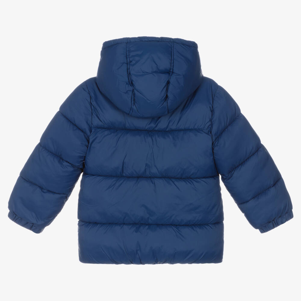 Mayoral-Boys Blue Puffer Coat | Childrensalon Outlet
