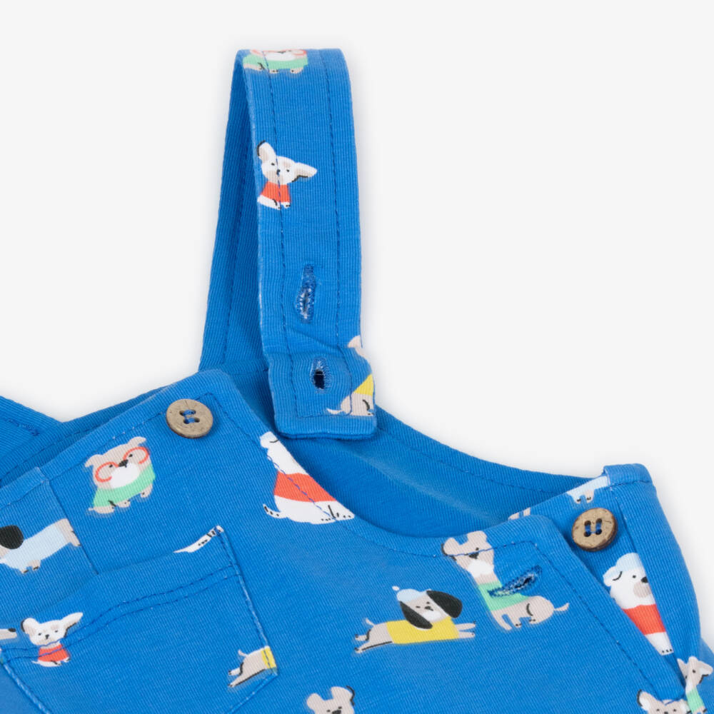Mayoral Newborn-Boys' Blue Puppy Playtime Set | Childrensalon Outlet