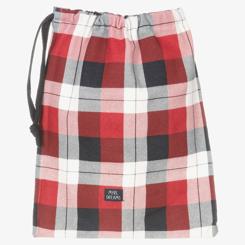 Mayoral-Boys Blue & Red Festive Tartan Pyjamas  | Childrensalon Outlet