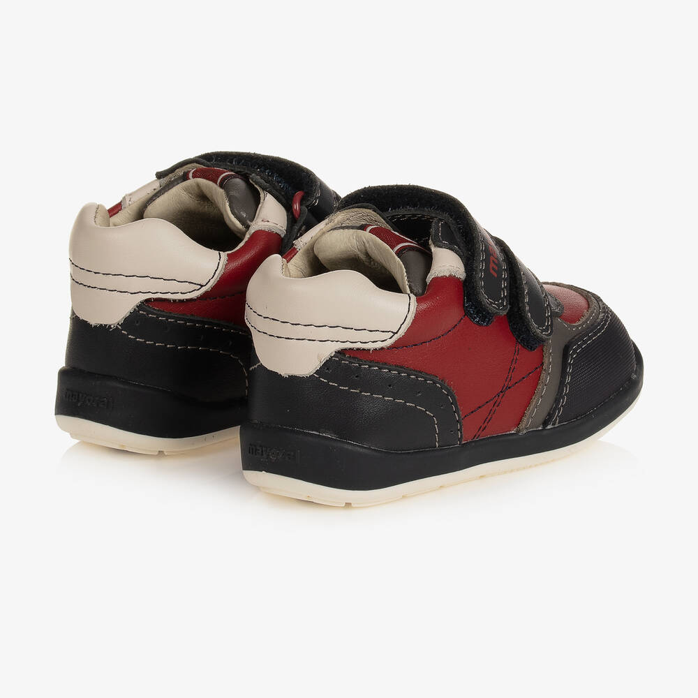 Mayoral-Сине-красные пинетки для мальчиков | Childrensalon Outlet