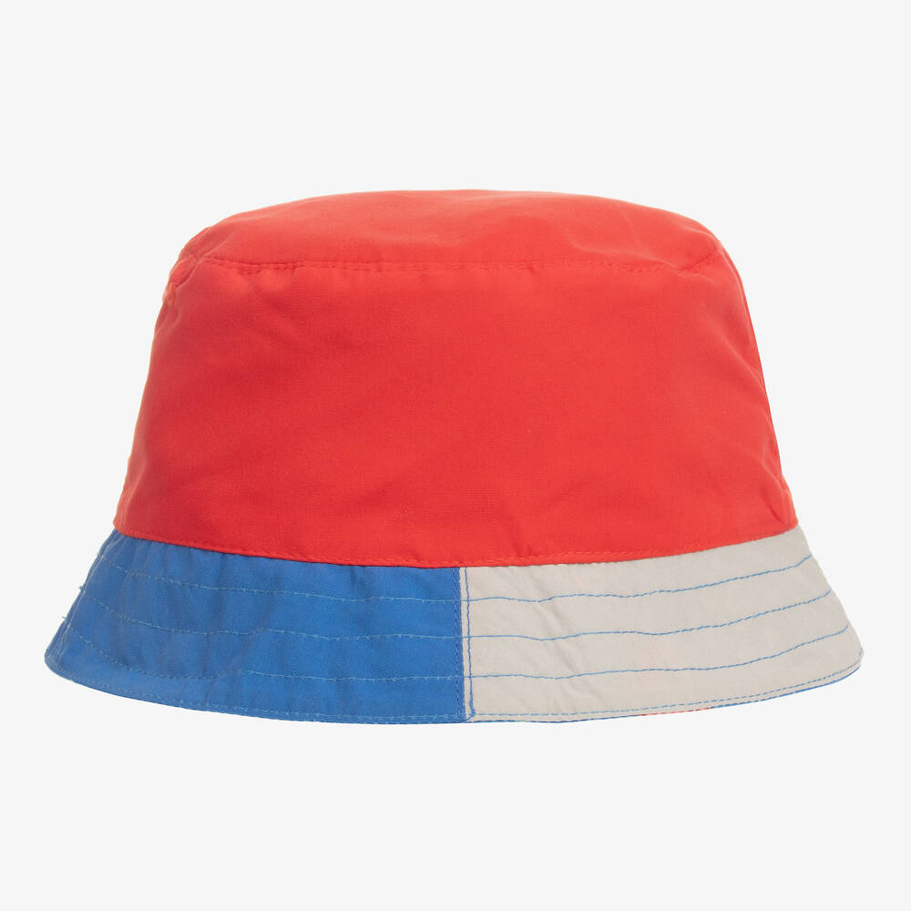 Mayoral-Boys Blue Reversible Sun Hat | Childrensalon Outlet