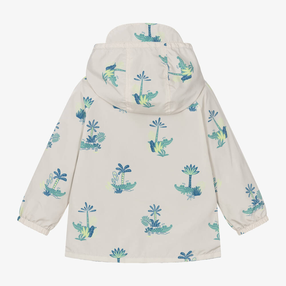 Mayoral-Boys Blue Reversible Windbreaker Coat | Childrensalon Outlet