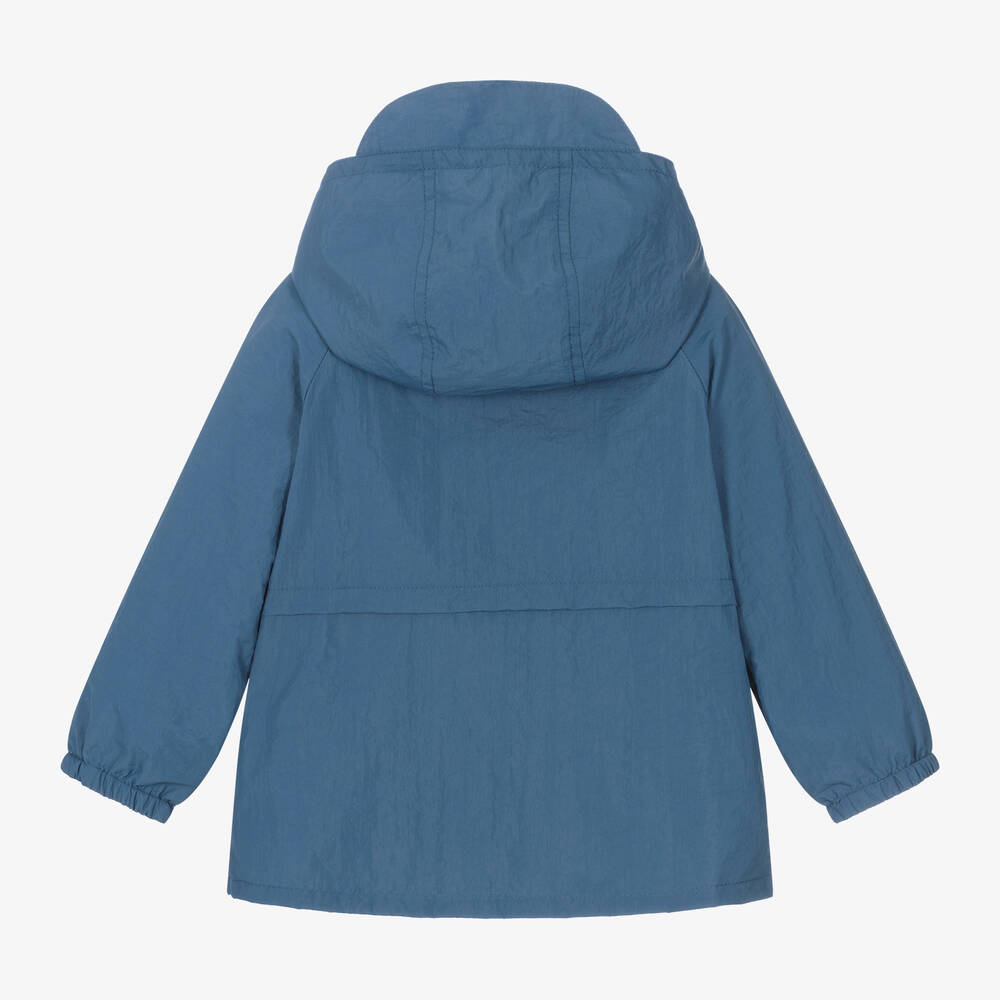 Mayoral-Boys Blue Reversible Windbreaker Coat | Childrensalon Outlet
