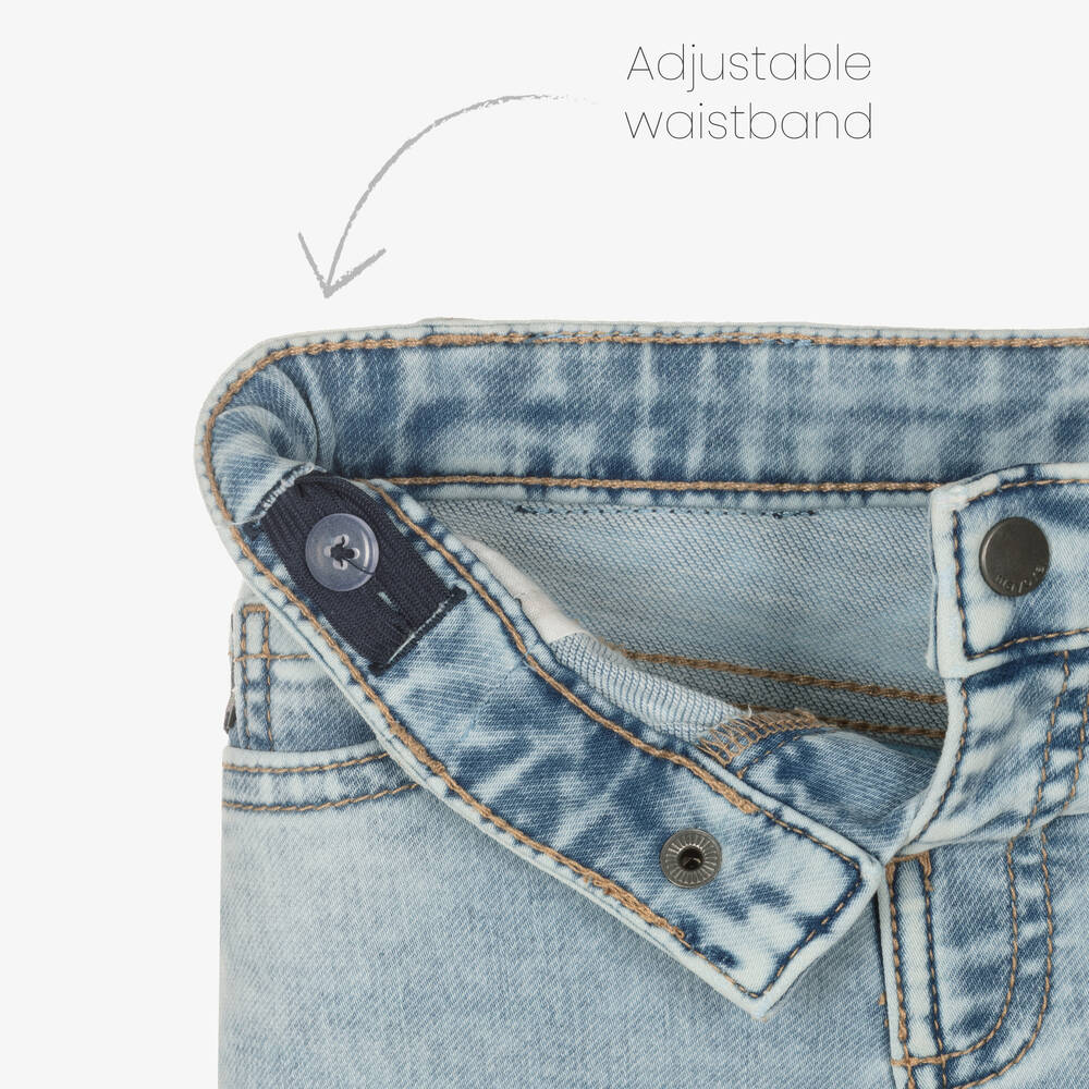 Mayoral-جينز سليم-فيت أطفال ولادي قطن دنيم لون أزرق | Childrensalon Outlet